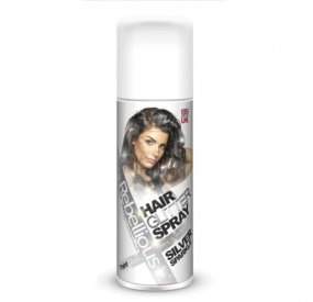 lacca per capelli glitterata argento