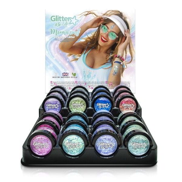 glitter scintillante iridescente coral reef