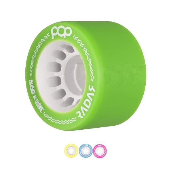 ruote indoor radar pop riedell verde